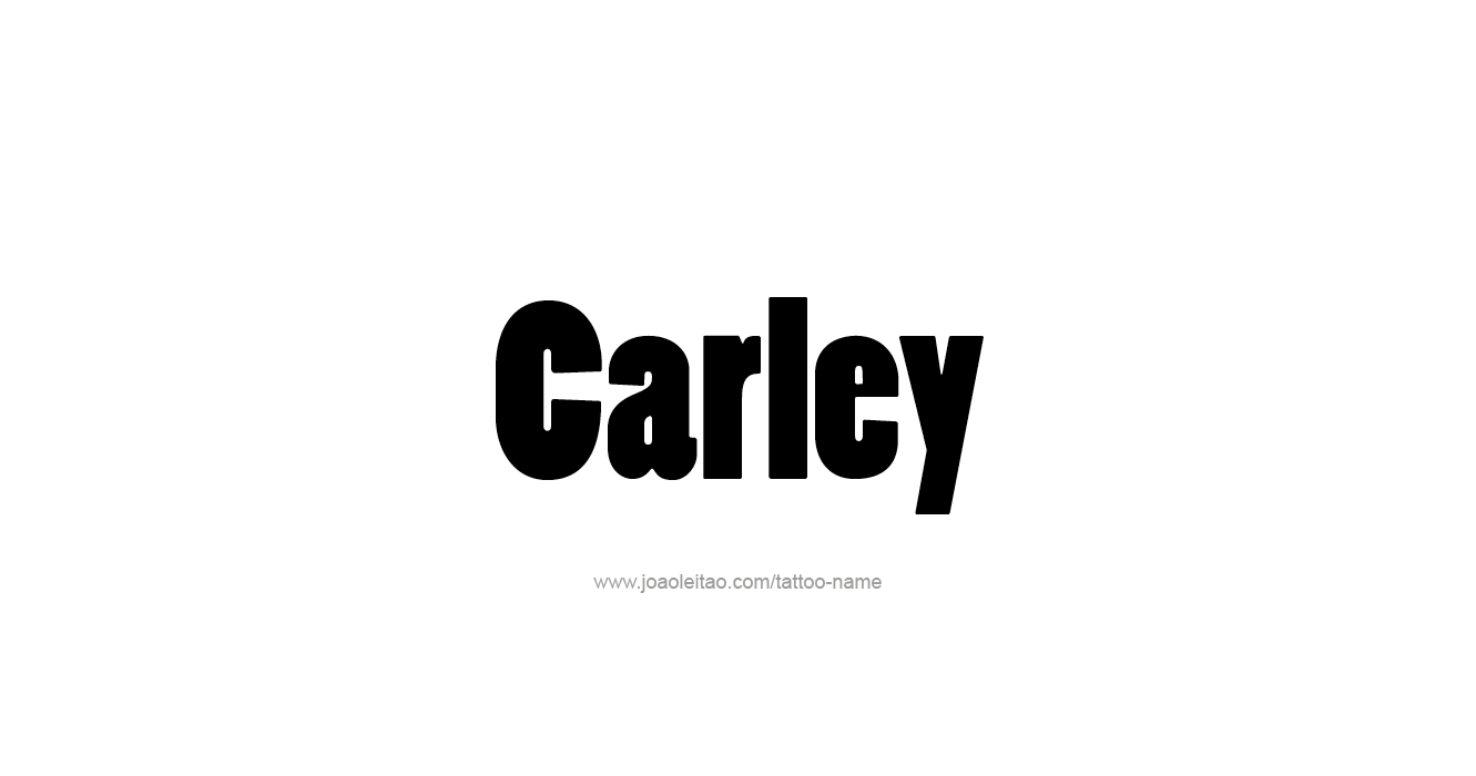 Tattoo Design Name Carley  