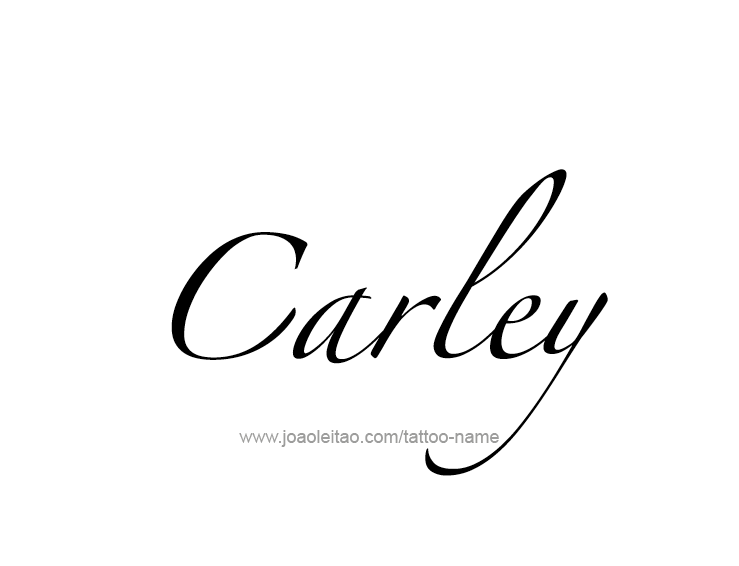 Tattoo Design Name Carley  