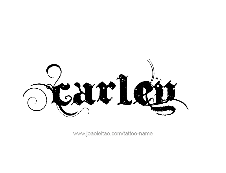 Tattoo Design Name Carley  