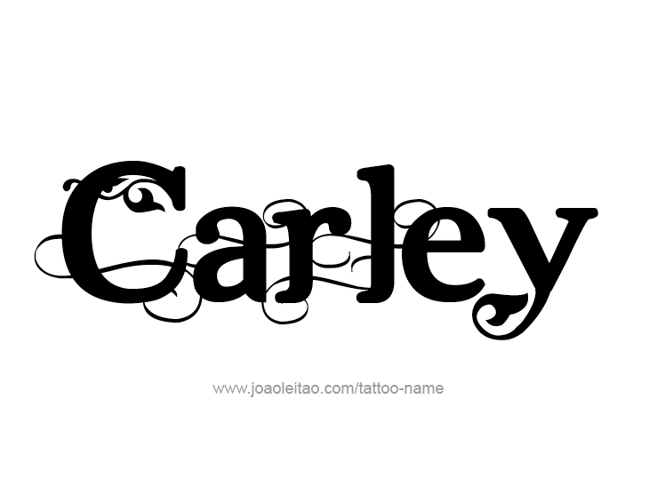 Tattoo Design Name Carley  