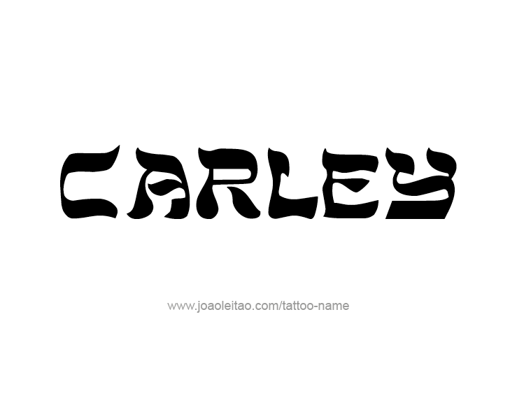 Tattoo Design Name Carley  