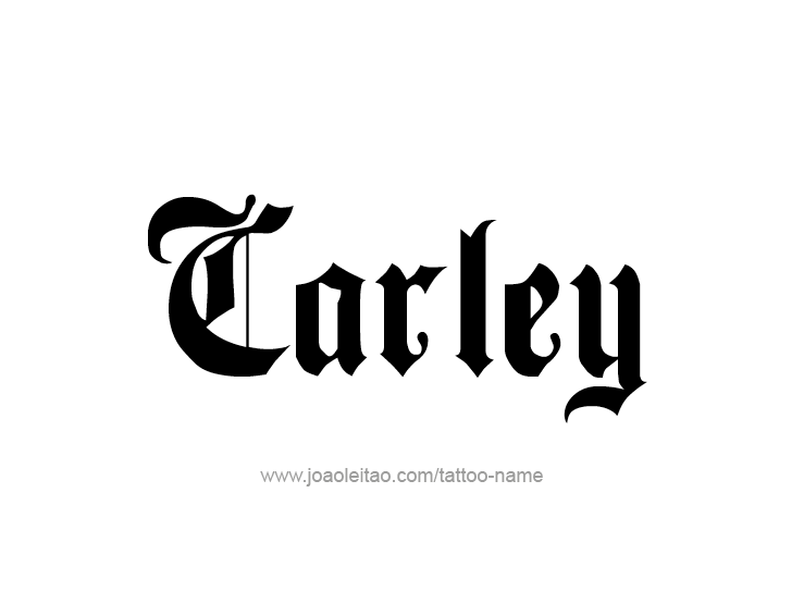 Tattoo Design Name Carley  