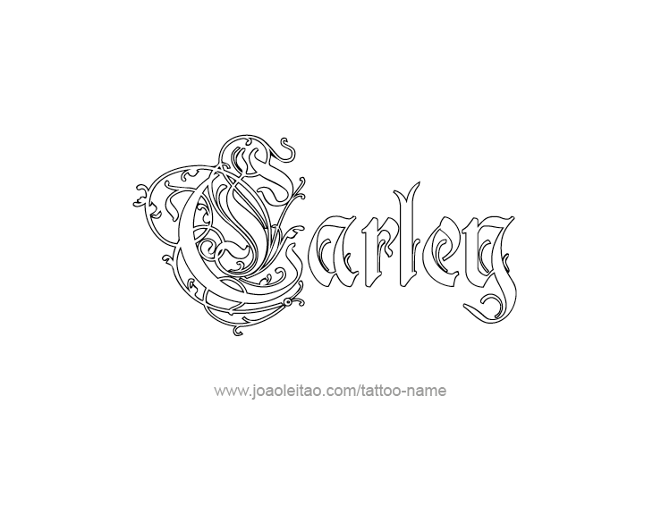 Tattoo Design Name Carley  