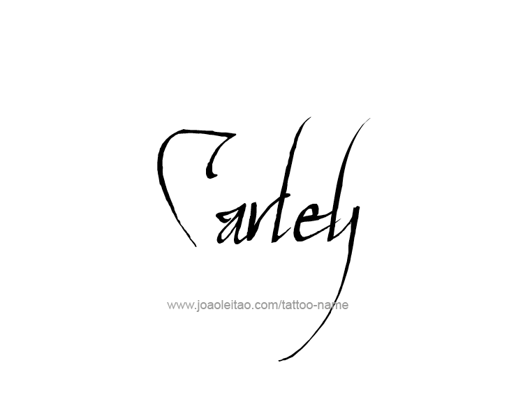 Tattoo Design Name Carley  