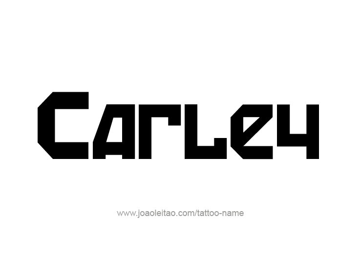 Tattoo Design Name Carley  