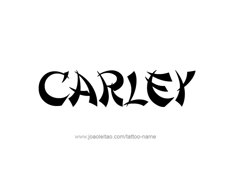 Tattoo Design Name Carley  