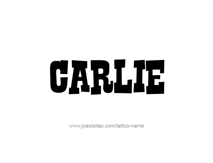 Tattoo Design Name Carlie  