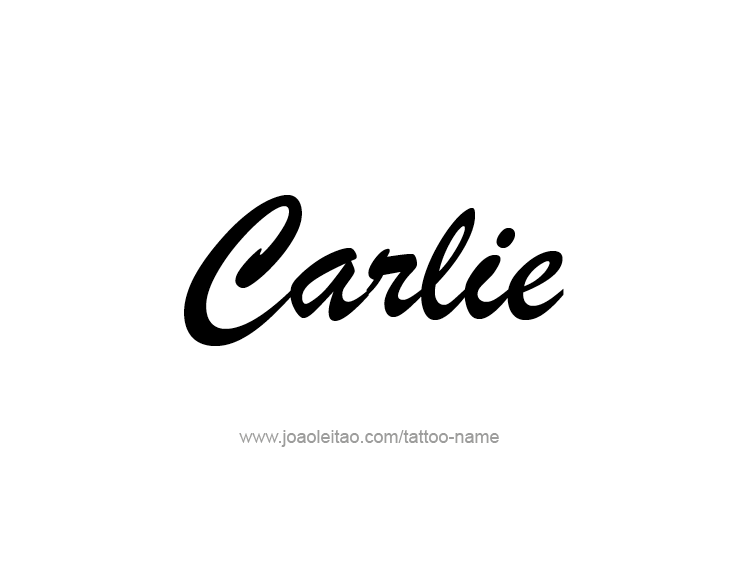 Tattoo Design Name Carlie  