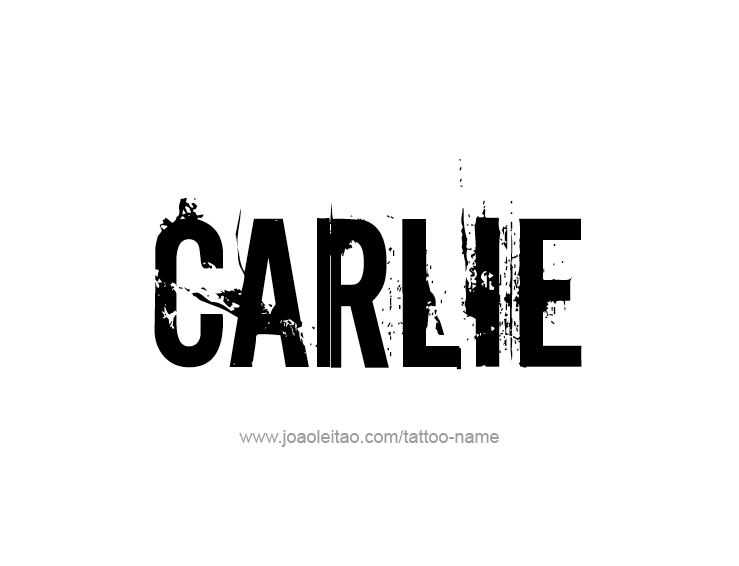 Tattoo Design Name Carlie  