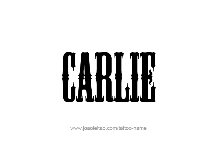 Tattoo Design Name Carlie  