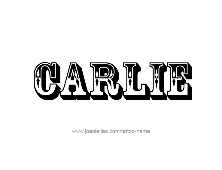 Tattoo Design Name Carlie  