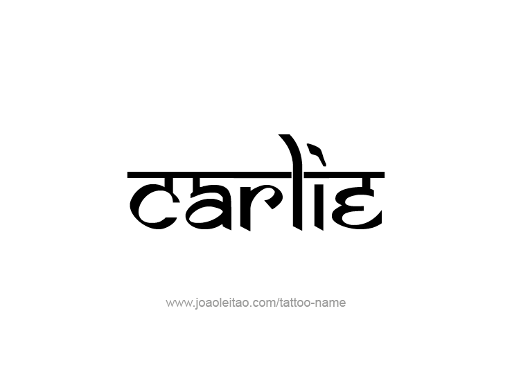 Tattoo Design Name Carlie  