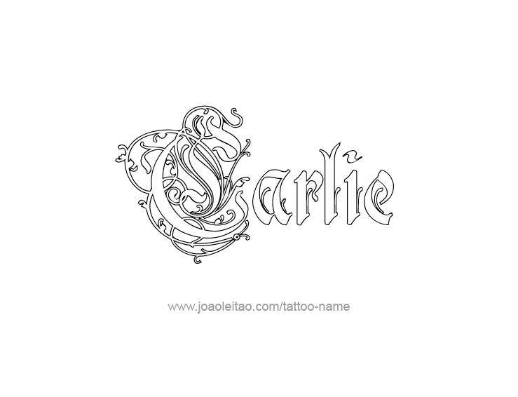 Tattoo Design Name Carlie  