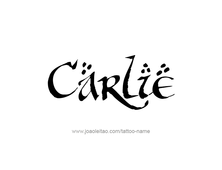 Tattoo Design Name Carlie  