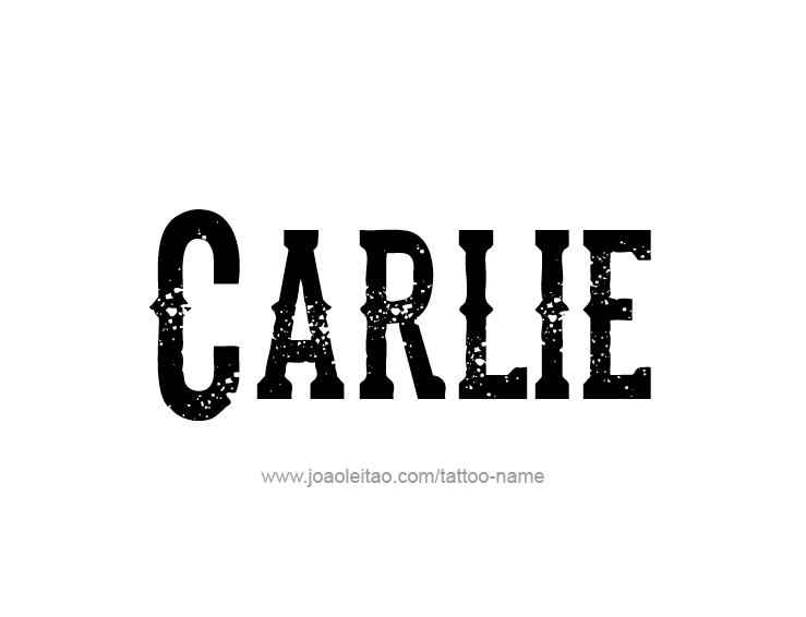 Tattoo Design Name Carlie  