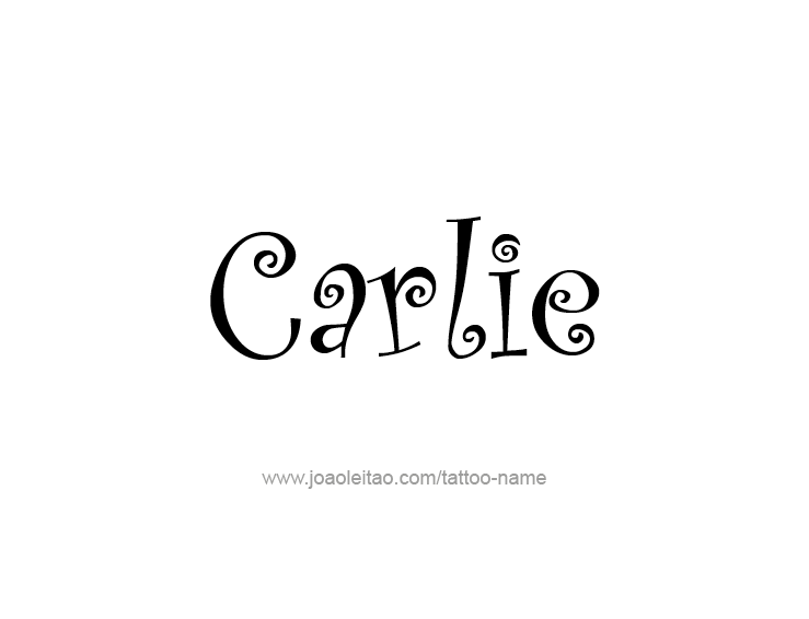 Tattoo Design Name Carlie  