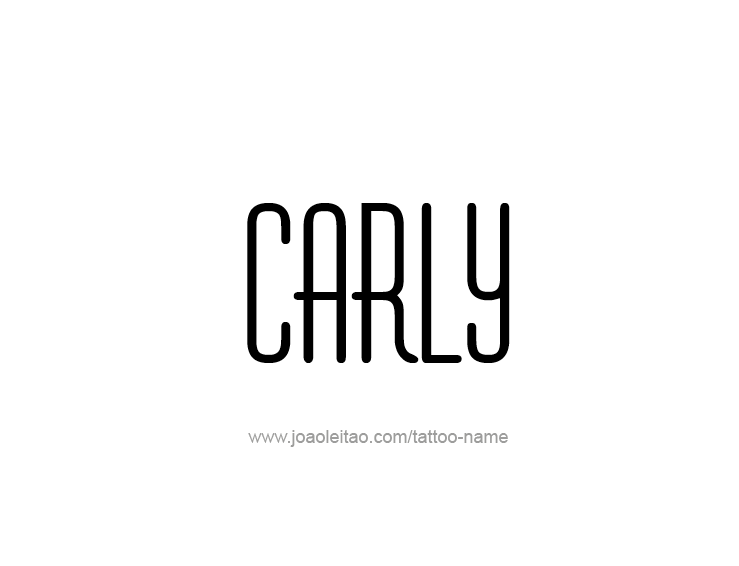 Tattoo Design Name Carly  