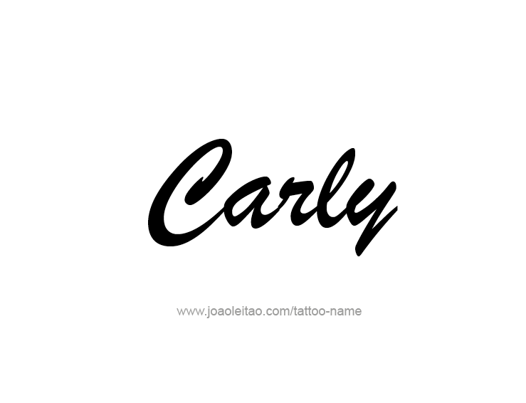 Tattoo Design Name Carly  