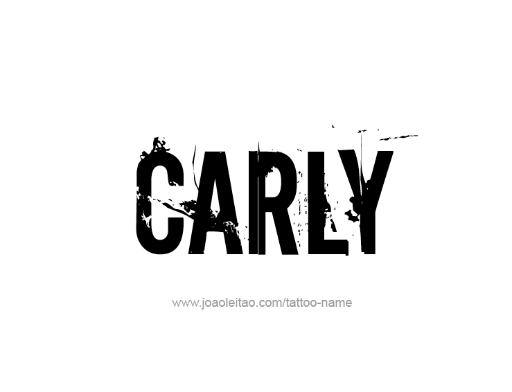 Tattoo Design Name Carly  