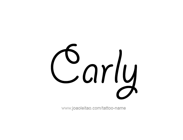 Tattoo Design Name Carly  