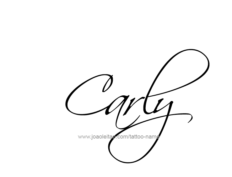 Tattoo Design Name Carly  