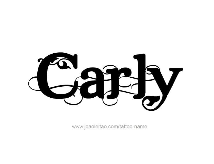 Tattoo Design Name Carly  