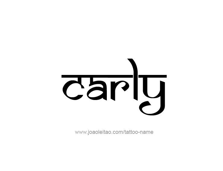 Tattoo Design Name Carly  