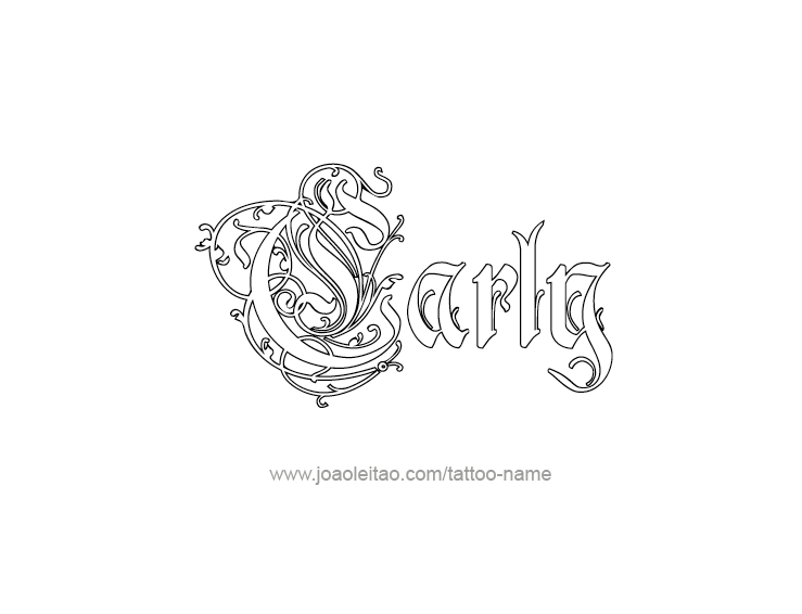 Tattoo Design Name Carly  