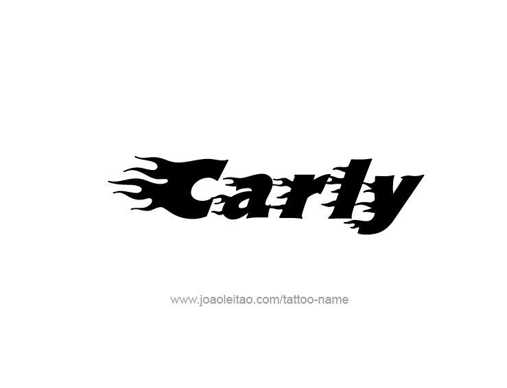 Tattoo Design Name Carly  