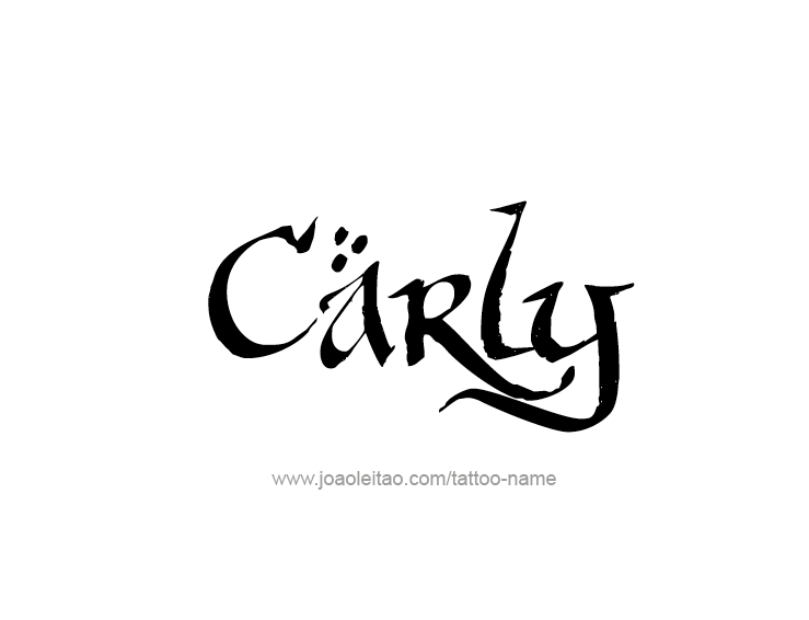 Tattoo Design Name Carly  