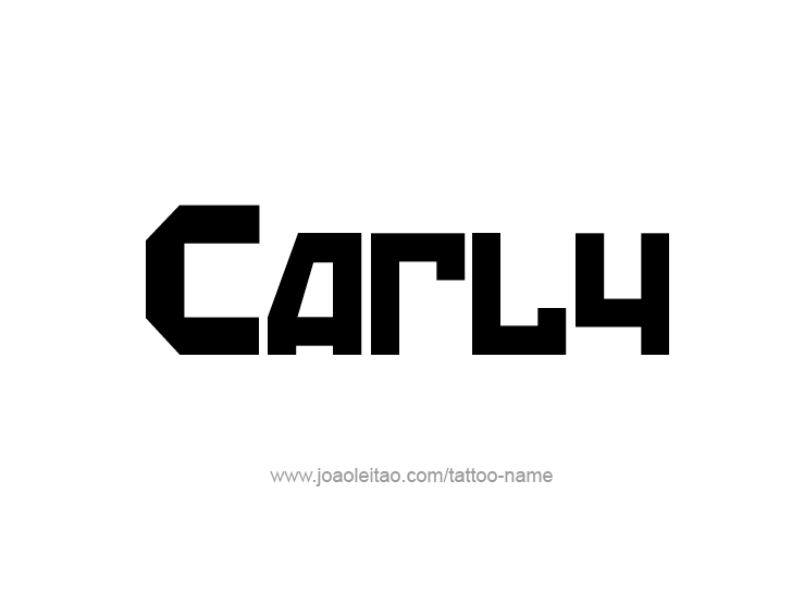 Tattoo Design Name Carly  