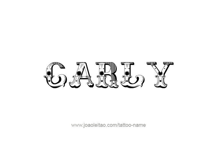 Tattoo Design Name Carly  