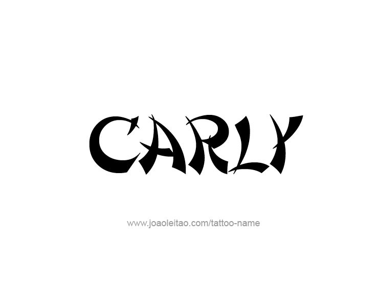 Tattoo Design Name Carly  