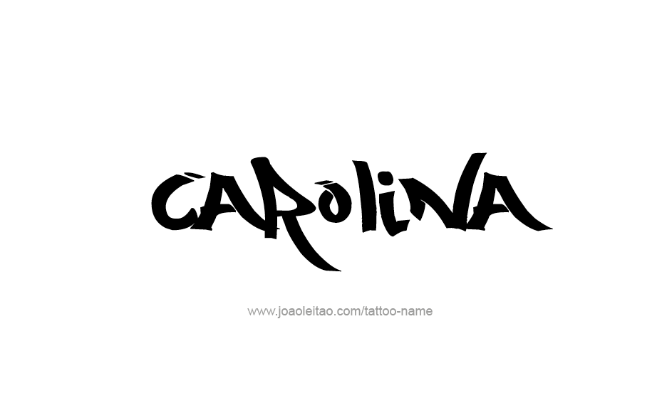 Tattoo Design Name Carolina  