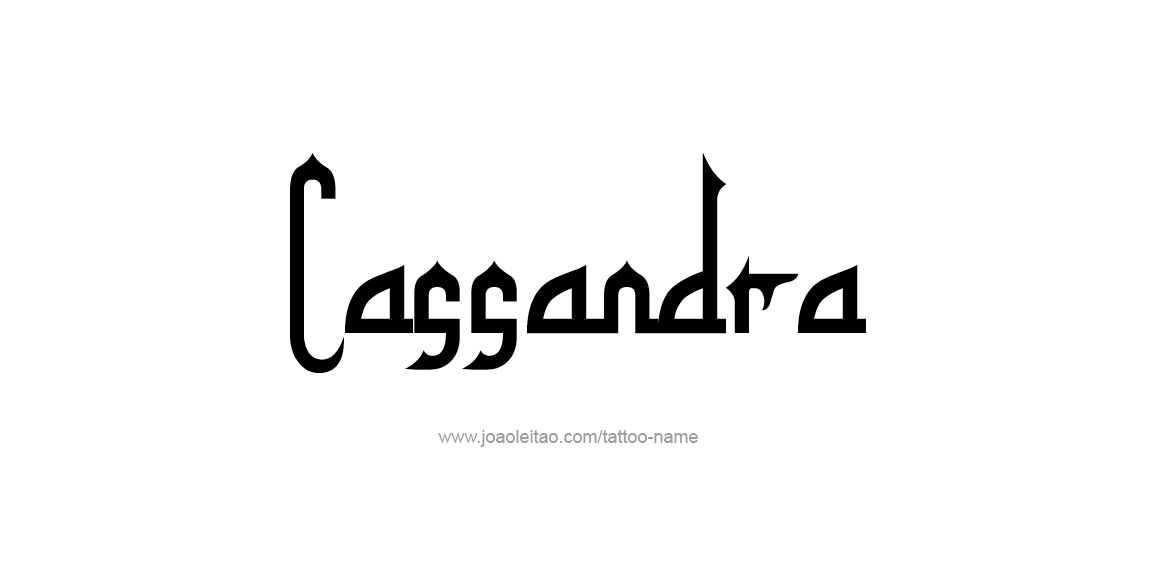 Tattoo Design Name Cassandra  