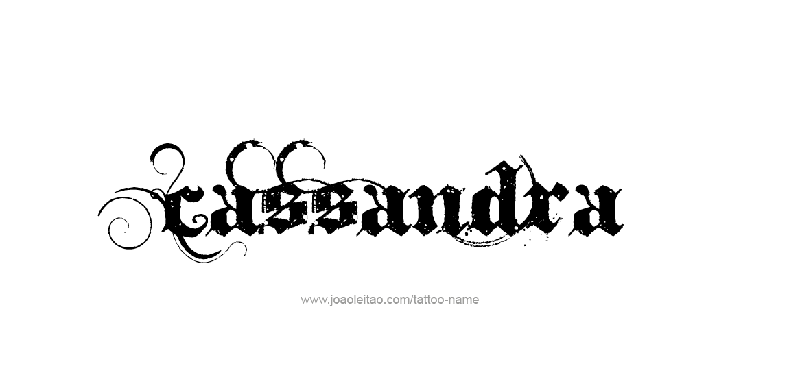 Tattoo Design Name Cassandra  