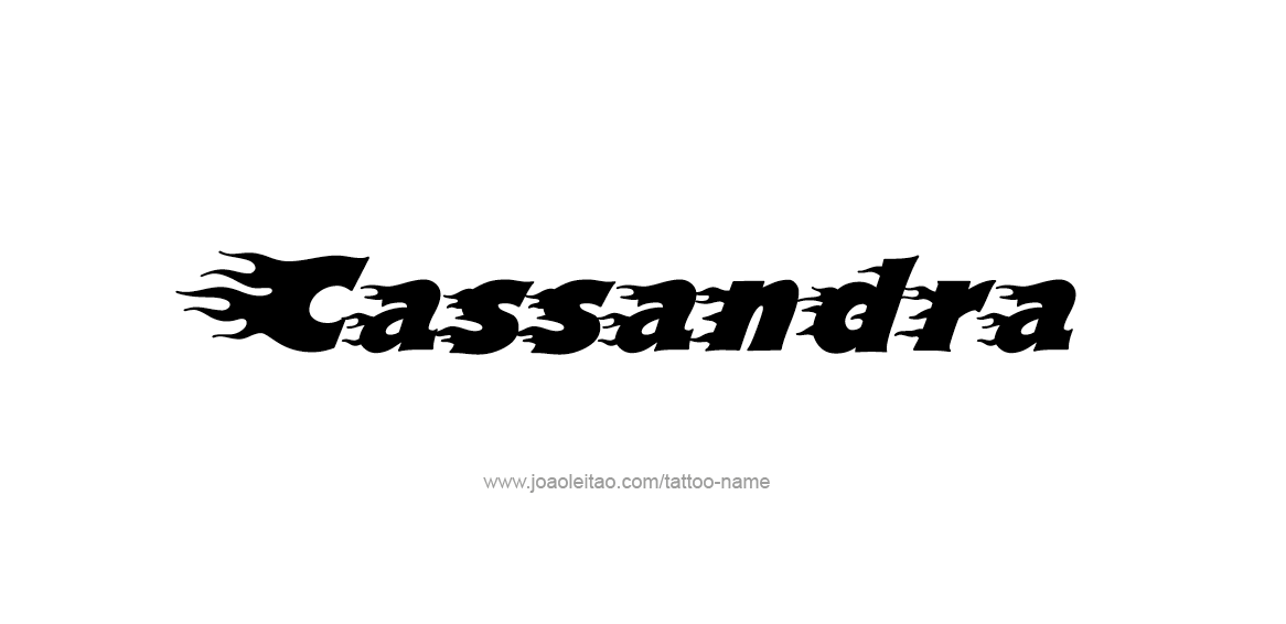 Tattoo Design Name Cassandra  