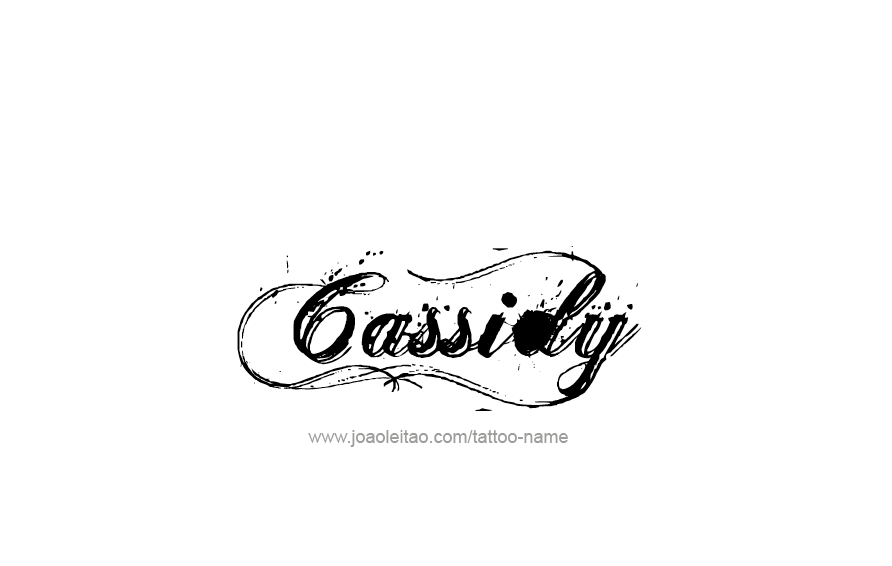 Tattoo Design Name Cassidy  