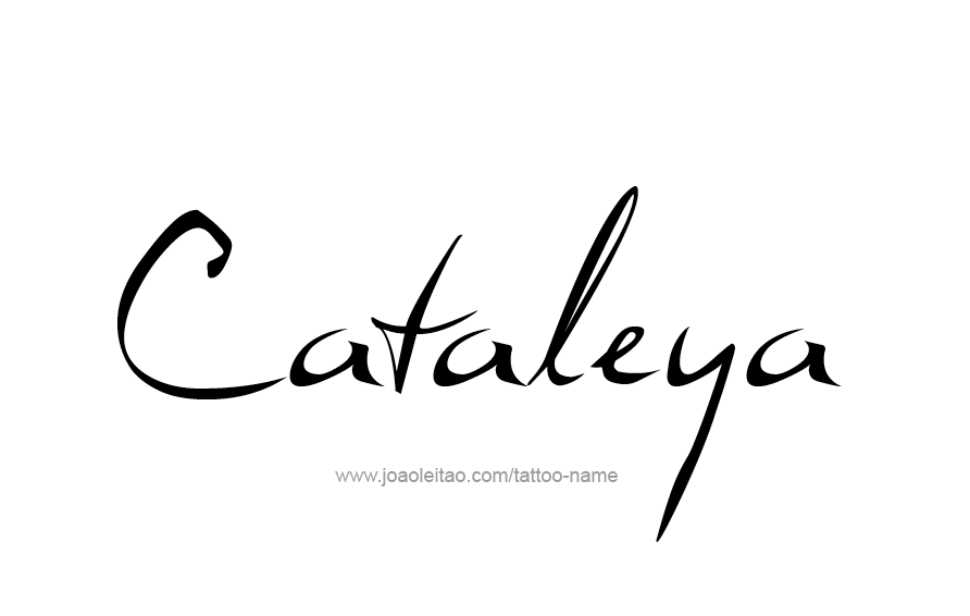 Tattoo Design Name Cataleya  