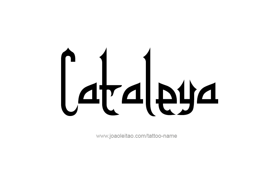 Tattoo Design Name Cataleya  