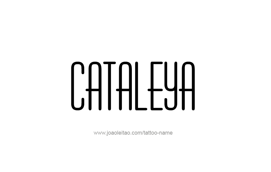 Tattoo Design Name Cataleya  