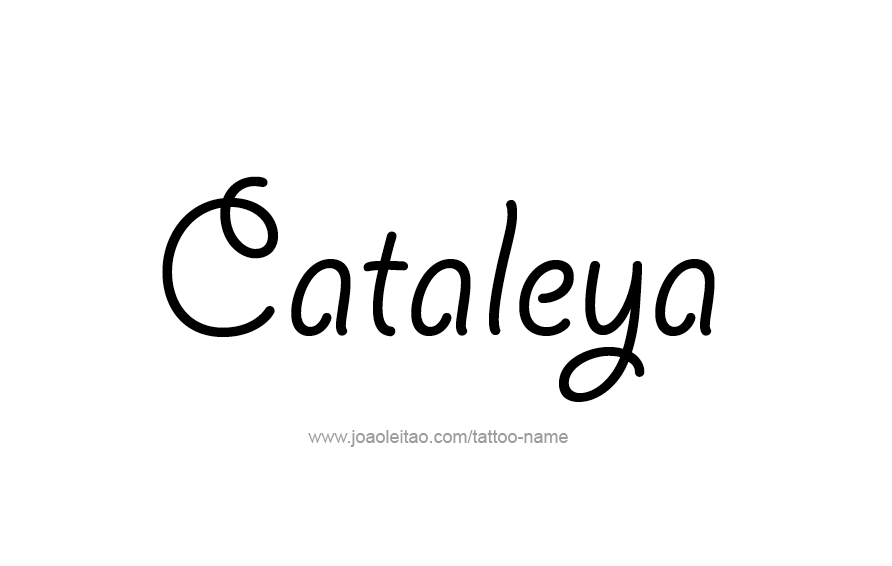 Tattoo Design Name Cataleya  