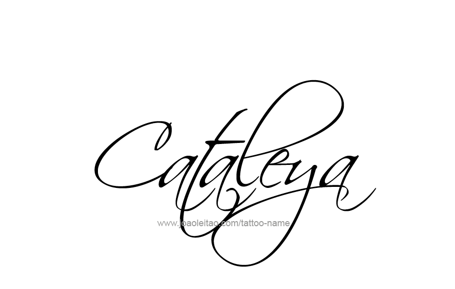 Tattoo Design Name Cataleya  