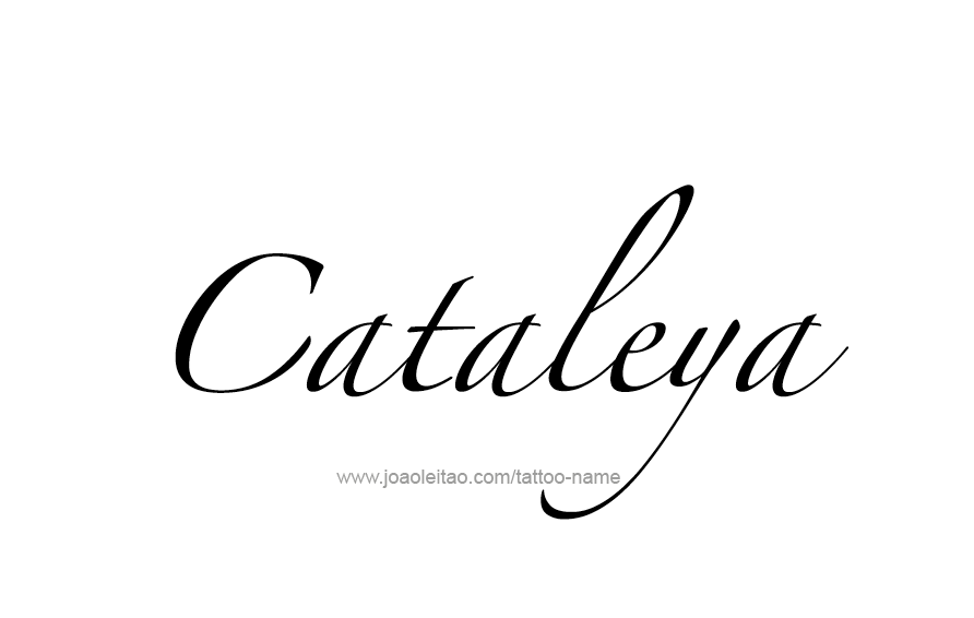 Tattoo Design Name Cataleya  