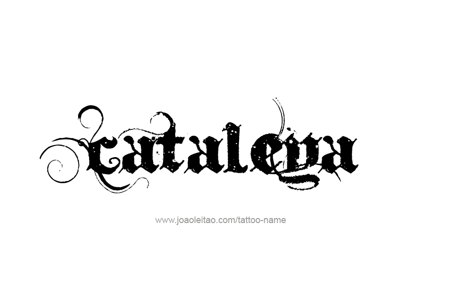 Tattoo Design Name Cataleya  