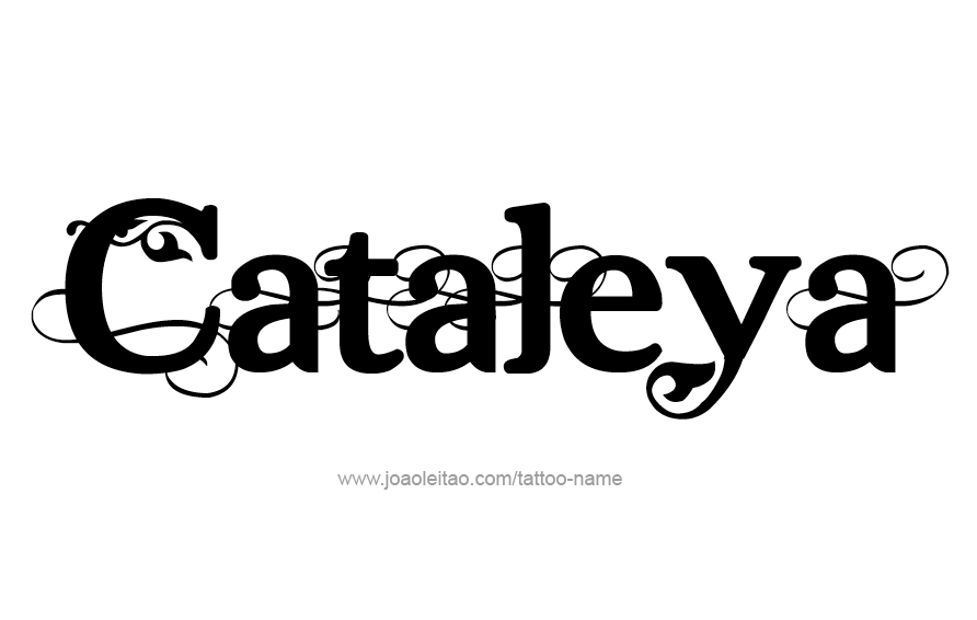 Tattoo Design Name Cataleya  