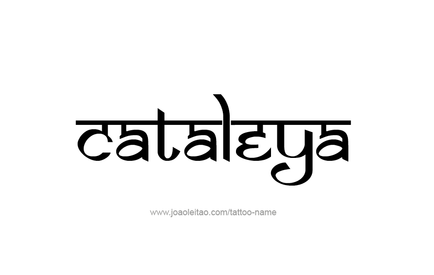 Tattoo Design Name Cataleya  