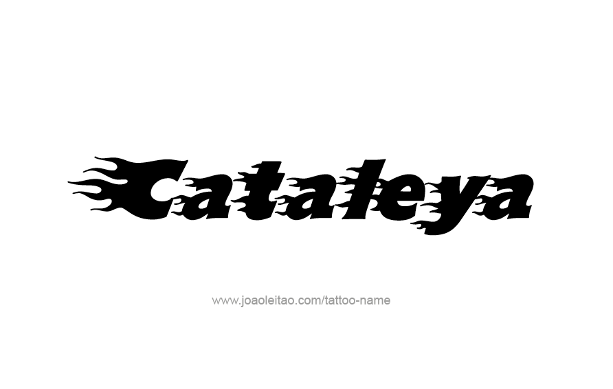 Tattoo Design Name Cataleya  