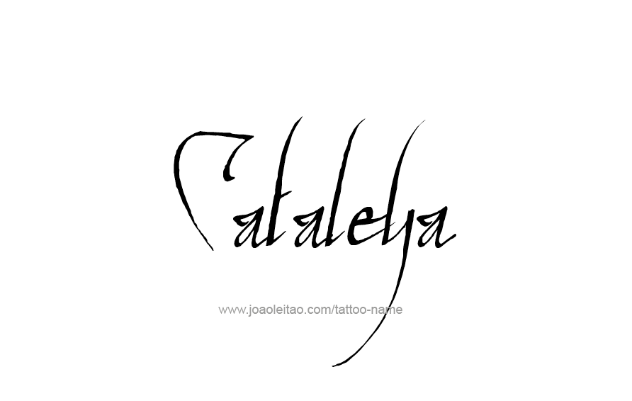 Tattoo Design Name Cataleya  