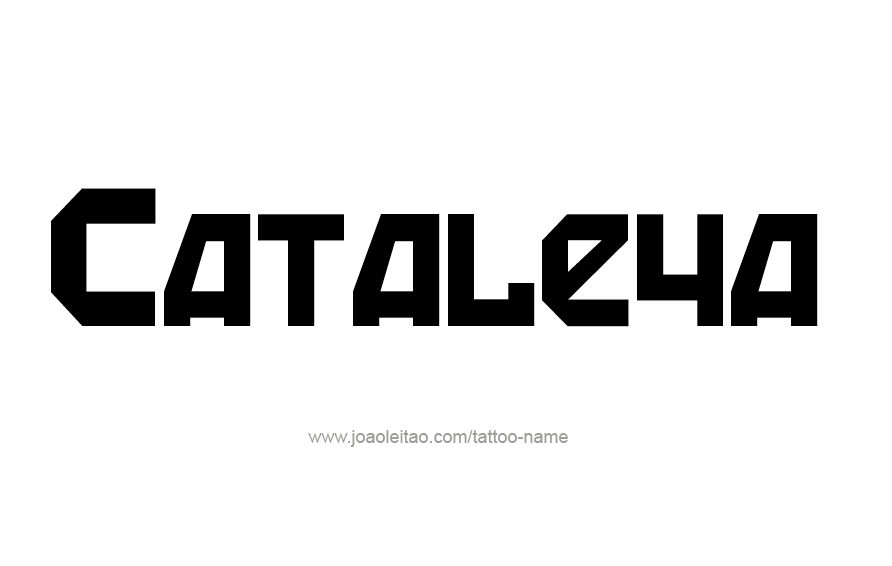 Tattoo Design Name Cataleya  